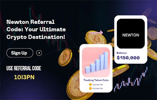 Visual representation of Newton platform. Discover benefits with Newton Referral code.